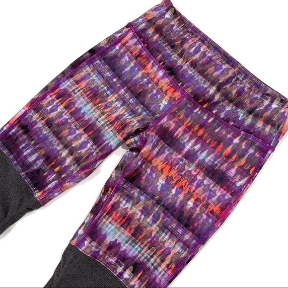 ALO Yoga Bhakti Print Goddess Ribbed Legging Size Small - Picture 5 of 11